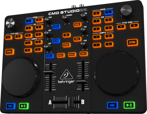 Behringer CMD STUDIO 2А DJ Controller - портативный 2-дековый DJ-контроллер